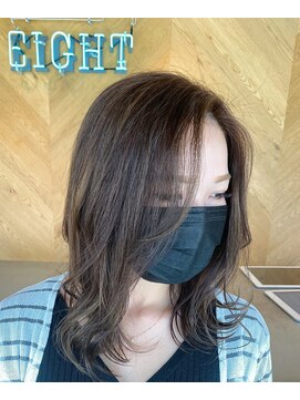 エイト 沖縄豊崎店(EIGHT toyosaki) お客様スナップ　ハイライトグレージュ