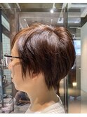 スッキリショート ヘッドスパ 髪質改善 ツヤカラー