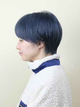 スパ ヘアーデザイン(SPA hair design) デニムカラーのショートスタイル