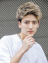小久保style☆マッシュパーマハイトーンカラーマットブラウン