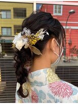 バルス(BLS)&nbsp;水引アレンジ【藤枝/髪質改善/デザインカラー】