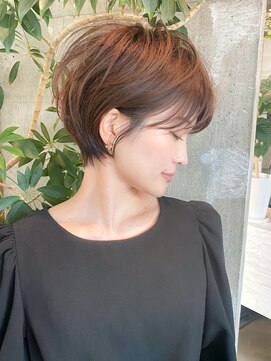 ロビー 表参道(ROBBY) 大人可愛い前下がりショートボブ/小顔ショート/30代40代50代