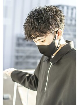 グランアージュ 池袋東口店(grandage) アッシュブラック/ソフトツイストパーマ 池袋