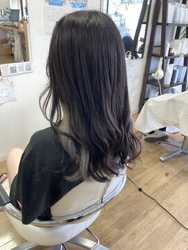 ナチュラル(Natural) インナーカラー×コテ巻きアレンジ