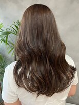 ティダスマイル(tida smile) ハイライト×グレージュロング