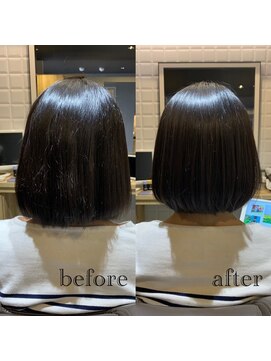 カミケンガレリア(kamiken. galleria) 上品ナチュラル艶感まとまる美髪ボブ【カミケンガレリア】