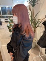 サミット ウル(SUMMIT ulu.)&nbsp;【ulu yui】ベージュピンク レイヤーロング