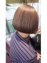 オート ボーテ カリッタ 名古屋(HAUTE BEAUTE CARITTA)&nbsp;ベージュ系カラーのボブスタイル