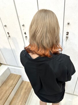 アルーナビューティデザイン 裾カラー