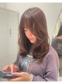 ツヤ感カラー*韓国風巻き髪*ピンクラベンダー【ZinaCENTRAL】