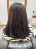 カットカラー髪質改善トリートメント