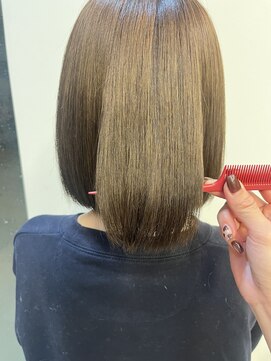 アチーブ ヘア デザイン(achieve hair design) オリーブグレージュ透明感立体感×艶々ショート10代20代30代