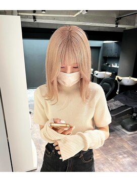 ノエ 心斎橋(Noe) 髪質改善/心斎橋美容室/大阪ハイトーン/ベージュカラー
