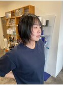 おしゃれなショートレイヤー