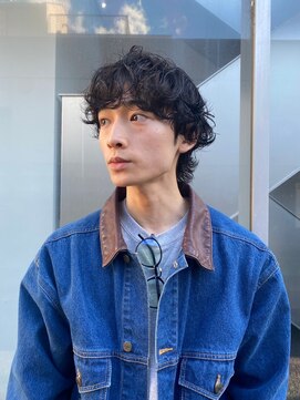 アース 高円寺店(HAIR & MAKE EARTH) メンズウルフパーマ!{@02st96}