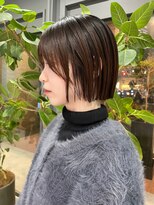 ノエ トトン(noe tton)&nbsp;切りっぱなしショートボブ（名駅/ショート/ボブ/髪質改善）AYA63