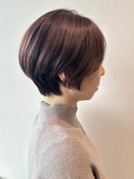 サラ ビューティー サイト 古賀店(SARA Beauty Sight) ショート/暖色/艶カラー/ラベンダーブラウン/艶髪/20代30代40代