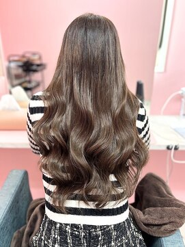 シーズン 大阪(SEASON) 【エクステ】柔らかブラウンカラー/韓国ヘア/エクステ大阪梅田駅