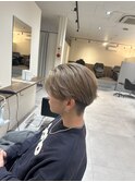 刈り上げセンターパート
