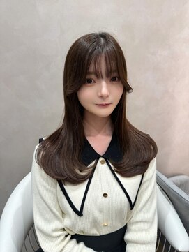 ロンド リリー 銀座(Lond Lily) ◎イメチェン外ハネボブ美髪×ブリーチなしレイヤー韓国/銀座