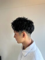 ル レーヴ 和田店(Le reve)&nbsp;ツイストパーマ/刈り上げ/メンズショート/初パーマ【横井】