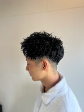 ル レーヴ 和田店(Le reve) ツイストパーマ/刈り上げ/メンズショート/初パーマ【横井】