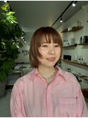 マッシュレイヤー、前上がりボブ
