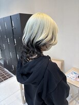 ニュート(Neut )&nbsp;アンブレラカラーホワイトブロンド/インナーブラック/ブリーチ