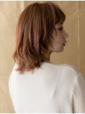 細めハイライト小顔レイヤーボブウルフカット308W上尾20代30代