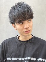 ソフトマッシュ/黒髪/ビジネス/マッシュショート