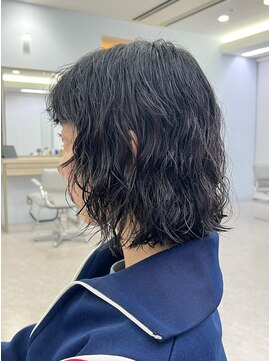 アルテヘアー(arte HAIR) 【arte HAIR】ミディアムパーマ/顔まわりレイヤー