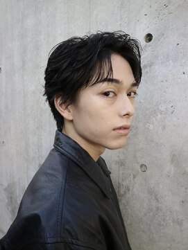 フィフス 大分(fifth) 大分ナチュラルショートセンターパート毛流れフェザーパーマ