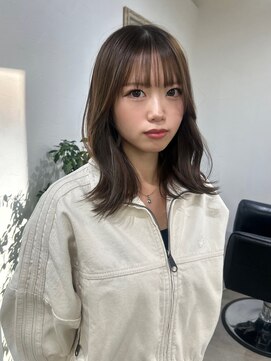 クレム 博多駅店(ChLem) ミディアムレイヤー ミディアム　髪質改善　カラー　福岡美容室