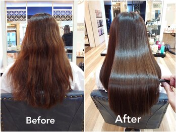 ルッソ(RUSSO)の写真/髪質改善できる酸性ストレート◇30代から気になる髪質の変化を優しく髪質改善し、毛先までまとまる髪に