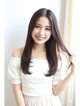 リリアーナ(LILIANA) 池袋 ツヤ髪 大人ロング ココアブラウン 髪質改善 レイヤー