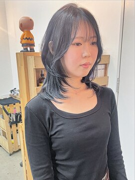 キューズ クラブ(cuz KLUB) フェイスレイヤーブルーブラック