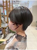 丸みショートボブ