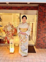 媛(en)&nbsp;卒業式★訪問着着付けヘアー　着物レンタル可能