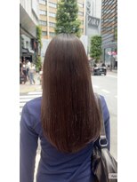 ララルーモ 渋谷公園通り店(LaLarOomo)&nbsp;【誰もが憧れる】鏡のような艶！サラ艶モカブラウンロング