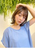 ★結べるボブくびれボブレイヤー外ハネパーマ髪質改善ケアカラー