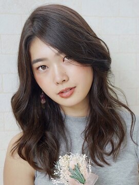 ヘアリゾート粋 ウナム 新宿東口店(enam) AVEDAカラー/暗髪☆ゆるっとウェーブ［新宿東口］