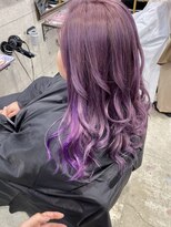 ヘアサロン ドットプラス 町田店(dot. plus) ラベンダーパープル×インナーカラー 