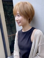 ビューオオサカ(VIEW OSAKA)&nbsp;面長さん解消！お悩みも解決する垢抜けるカット☆マロンベージュ