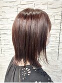 ツヤ髪ミディアム