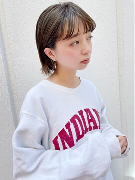 レトン 銀座(leton) 美髪/ホワイトグレージュ/大人かわいい/こなれミディ[銀座]