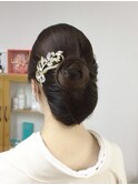 【和髪】低めのシニオン