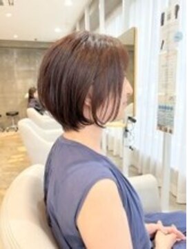 モールヘア 武庫之荘店(MOOL hair) 大人ボブヘアイルミナカラー白髪ぼかし