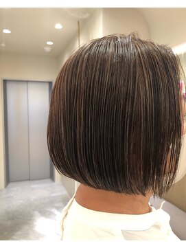 ウインナーヴィジョン 栄 久屋大通店(WINNER VISION) ボブ×お白髪ぼかしハイライト