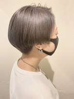 パルマヘアー(Palma hair)&nbsp;刈り上げショート/シルバーベージュ
