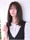 《Agu hair》おしゃ感☆レイヤーストレート